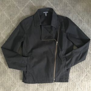 Black Eileen Fisher Moto Jacket - XS